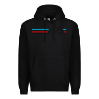 Black bike stripes Premium Hoodie - artisFamous