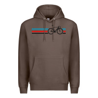 Coffee bike stripes Premium Hoodie - artisFamous