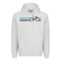 Dove Grey bike stripes Premium Hoodie - artisFamous
