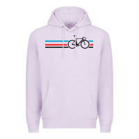 Lilac bike stripes Premium Hoodie - artisFamous