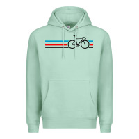 Seafoam bike stripes Premium Hoodie - artisFamous