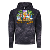 Cloud Black sunset love Vintage Hoodie - BarkalooDesign
