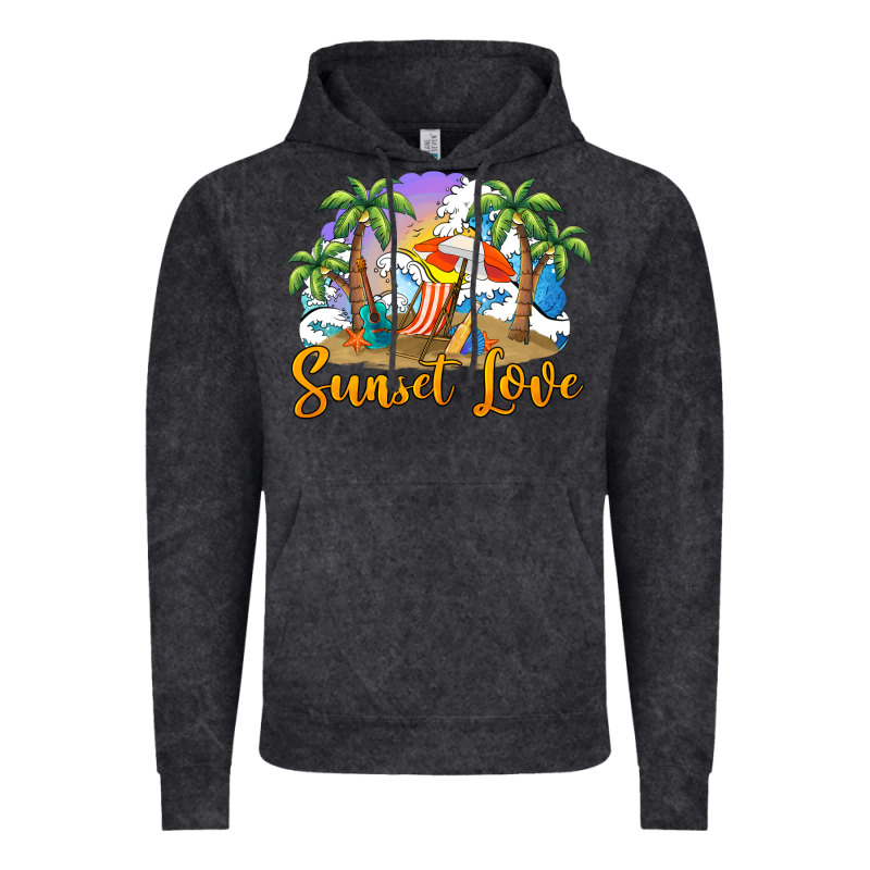 Sunset Love Vintage Hoodie by BarkalooDesign | Teevron