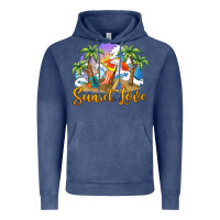 Vintage Denim sunset love Vintage Hoodie - BarkalooDesign