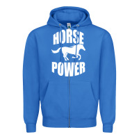 True Royal Horse Power Zipper Hoodie - Bettercallsaul