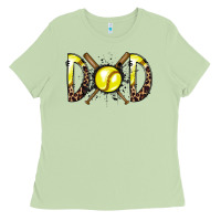 Matcha dad softball Ladies Tee - RacoonDesign