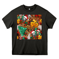 Asphalt christmas donkeys Heavy Core Tee - FaDigitalArtStudio