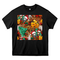 Black christmas donkeys Heavy Core Tee - FaDigitalArtStudio