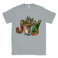 Heather Grey joy christmas with cross bbs Classic Tee - BundleAndBundleShop