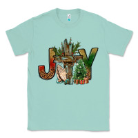 Seafoam joy christmas with cross bbs Classic Tee - BundleAndBundleShop