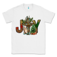 White joy christmas with cross bbs Classic Tee - BundleAndBundleShop