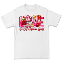 White Love Valentines Day Gnome Premium Tee - CowhideDigitalArt