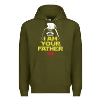 Army Green i am your father darth vader for dark Premium Hoodie - artisFamous