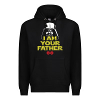 Black i am your father darth vader for dark Premium Hoodie - artisFamous