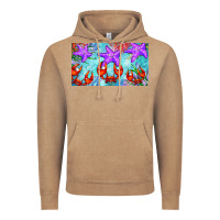 Vintage Coffee crab and starfish  cup Vintage Hoodie - BarkalooDesign