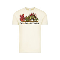 Vintage Arctic Peace Love Stegosaurus Vintage Tee - LillyAllenDesigns