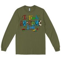 Army Green i teach au some kids Long Sleeve Tee - Artiststas