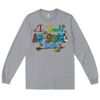Heather Grey i teach au some kids Long Sleeve Tee - Artiststas