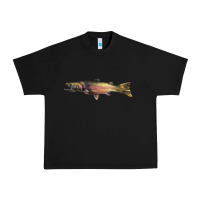 Black Steelhead Trout Urban Heavy Tee - LillyAllenDesigns