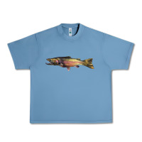 Pebble Blue Steelhead Trout Urban Heavy Tee - LillyAllenDesigns