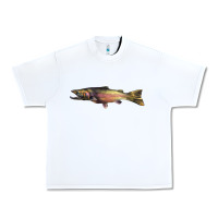 White Steelhead Trout Urban Heavy Tee - LillyAllenDesigns