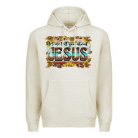 Oatmeal Heather let me tell you about jesus Premium Hoodie - BarkalooDesign