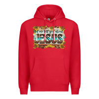 Red let me tell you about jesus Premium Hoodie - BarkalooDesign