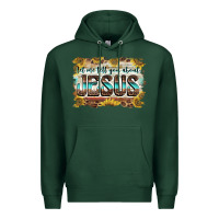 Sports Green let me tell you about jesus Premium Hoodie - BarkalooDesign