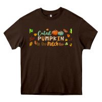 Chocolate Brown cutest pumpkin in the patch lebbey glass Heavy Core Tee - BundleAndBundleShop