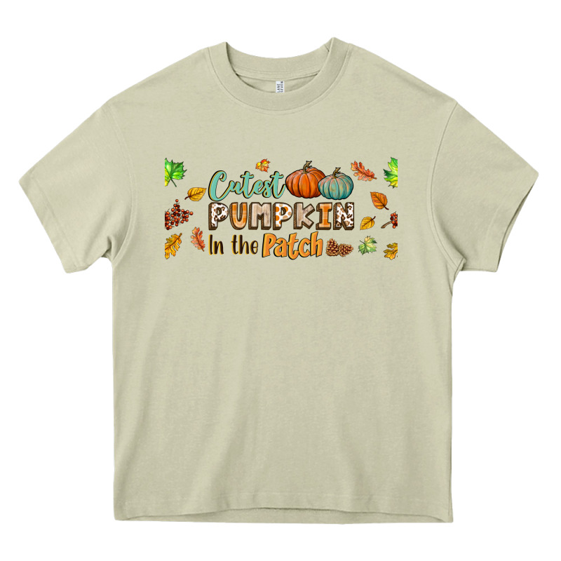 Cutest Pumpkin In The Patch Lebbey Glass Heavy Core Tee by BundleAndBundleShop | Teevron
