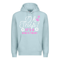 Blue Mist oh snip it's a girls trip for dark Premium Hoodie - artisFamous