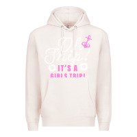 Pale Pink oh snip it's a girls trip for dark Premium Hoodie - artisFamous