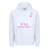 White oh snip it's a girls trip for dark Premium Hoodie - artisFamous