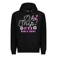 Black oh snip it's a girls trip for dark Premium Hoodie - artisFamous