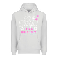 Dove Grey oh snip it's a girls trip for dark Premium Hoodie - artisFamous