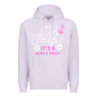 Lilac oh snip it's a girls trip for dark Premium Hoodie - artisFamous