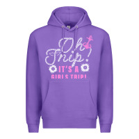 Purple oh snip it's a girls trip for dark Premium Hoodie - artisFamous