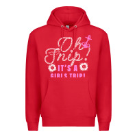 Red oh snip it's a girls trip for dark Premium Hoodie - artisFamous