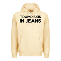Pina Colada trump skis in jeans Premium Hoodie - artisFamous