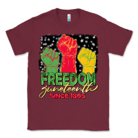 Burgundy freedom juneteenth since 1865 Classic Tee - BarkalooDesign