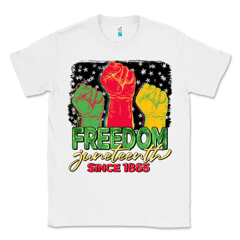 Freedom Juneteenth Since 1865 Classic Tee by BarkalooDesign | Teevron