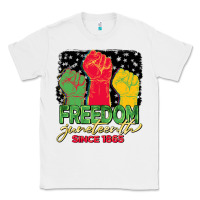 White freedom juneteenth since 1865 Classic Tee - BarkalooDesign