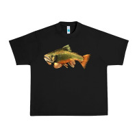 Black leaping brook trout Urban Heavy Tee - LillyAllenDesigns
