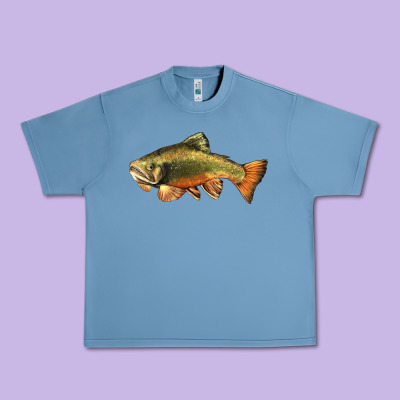 Leaping Brook Trout Urban Heavy Tee Designed By Lillyallendesigns