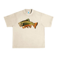 Sandshell leaping brook trout Urban Heavy Tee - LillyAllenDesigns