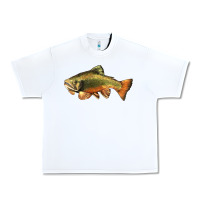 White leaping brook trout Urban Heavy Tee - LillyAllenDesigns
