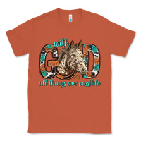 Copper with god all things are possible with horse bbs Classic Tee - BundleAndBundleShop