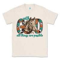 Natural with god all things are possible with horse bbs Classic Tee - BundleAndBundleShop
