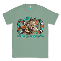 Sage with god all things are possible with horse bbs Classic Tee - BundleAndBundleShop