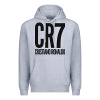 Heather Grey cr7 Premium Hoodie - artisFamous